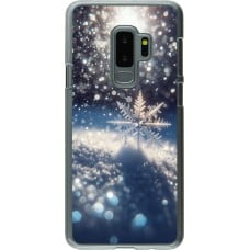 Coque Samsung Galaxy S9+ - Plastique transparent Flocon Solaire Éclat