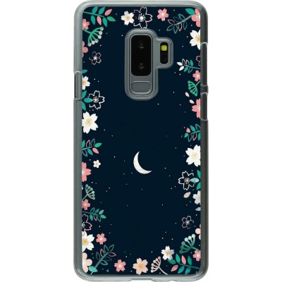 Coque Samsung Galaxy S9+ - Plastique transparent Flowers space