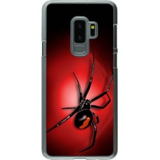 Coque Samsung Galaxy S9+ - Plastique transparent Halloween 2023 spider black widow