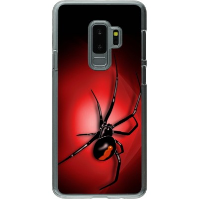 Coque Samsung Galaxy S9+ - Plastique transparent Halloween 2023 spider black widow