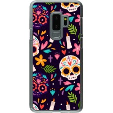 Coque Samsung Galaxy S9+ - Plastique transparent Halloween 2023 mexican style