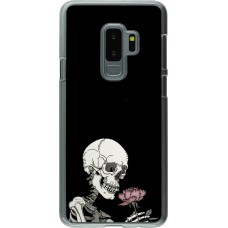 Coque Samsung Galaxy S9+ - Plastique transparent Halloween 2023 rose and skeleton