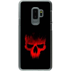 Coque Samsung Galaxy S9+ - Plastique transparent Halloween 2023 scary skull