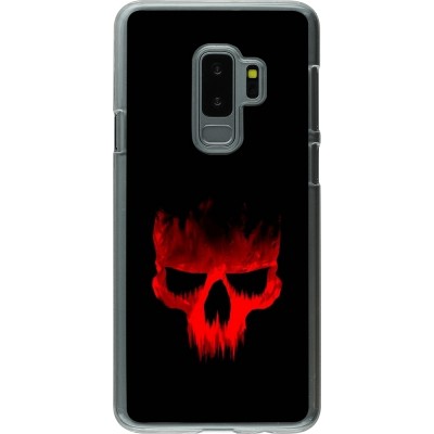 Coque Samsung Galaxy S9+ - Plastique transparent Halloween 2023 scary skull