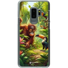 Coque Samsung Galaxy S9+ - Plastique transparent Jungle Tropicale Tayrona