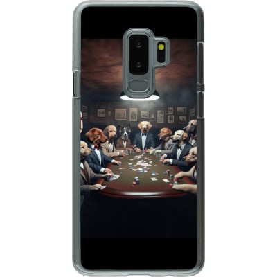 Coque Samsung Galaxy S9+ - Plastique transparent Les pokerdogs