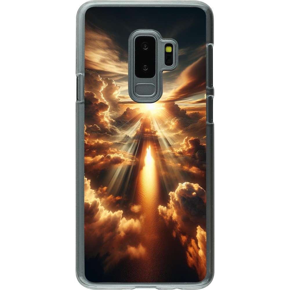 Coque Samsung Galaxy S9+ - Plastique transparent Lueur Céleste Zenith