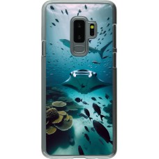 Coque Samsung Galaxy S9+ - Plastique transparent Manta Lagon Nettoyage