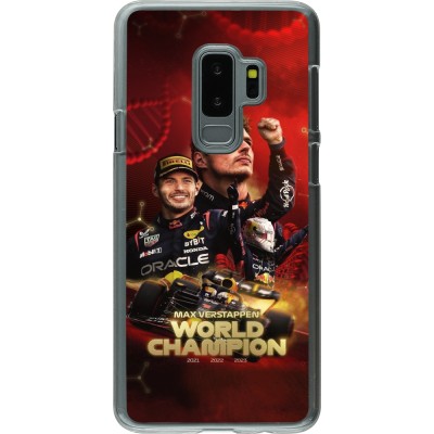 Coque Samsung Galaxy S9+ - Plastique transparent Max Verstappen Champion 2023