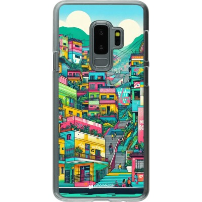 Coque Samsung Galaxy S9+ - Plastique transparent Medellin Comuna 13 Art