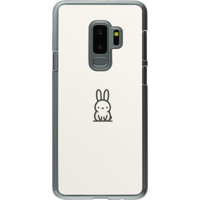 Coque Samsung Galaxy S9+ - Plastique transparent Minimal bunny cutie