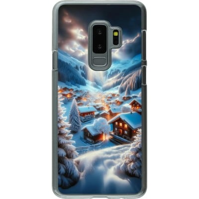 Coque Samsung Galaxy S9+ - Plastique transparent Mont Neige Lumière