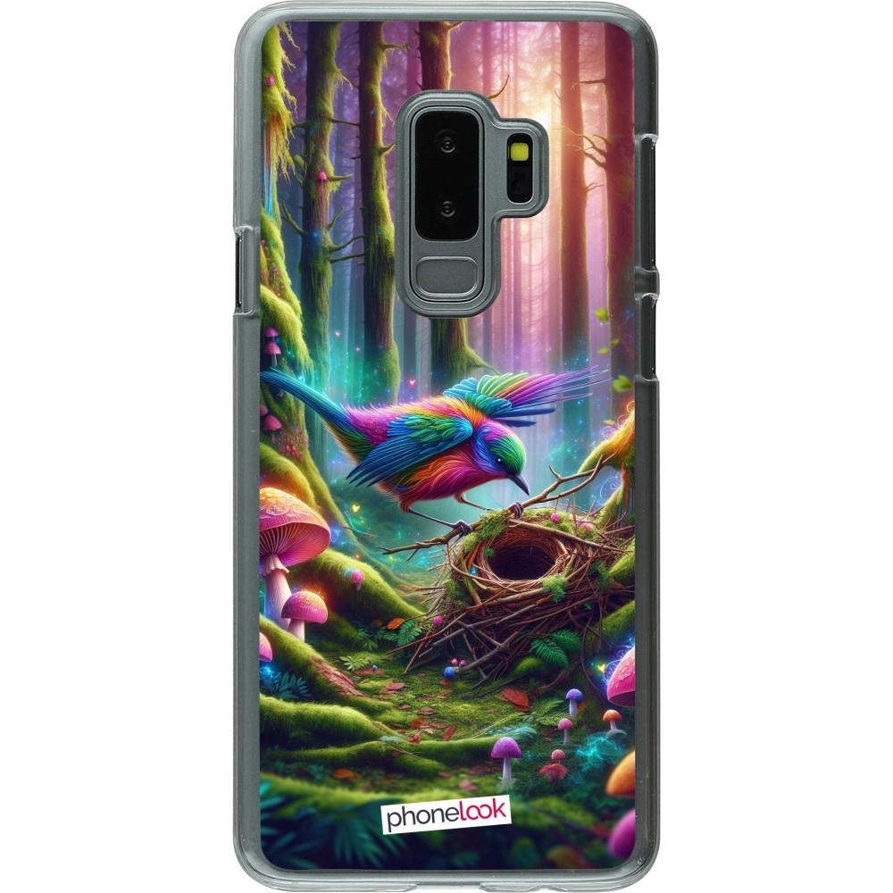 Coque Samsung Galaxy S9+ - Plastique transparent Oiseau Nid Forêt