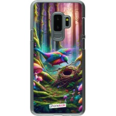 Coque Samsung Galaxy S9+ - Plastique transparent Oiseau Nid Forêt