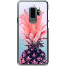 Coque Samsung Galaxy S9+ - Plastique transparent Purple Pink Pineapple