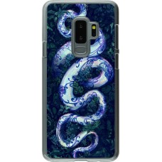 Coque Samsung Galaxy S9+ - Plastique transparent Serpent Blue Anaconda