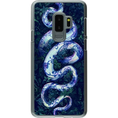 Coque Samsung Galaxy S9+ - Plastique transparent Serpent Blue Anaconda