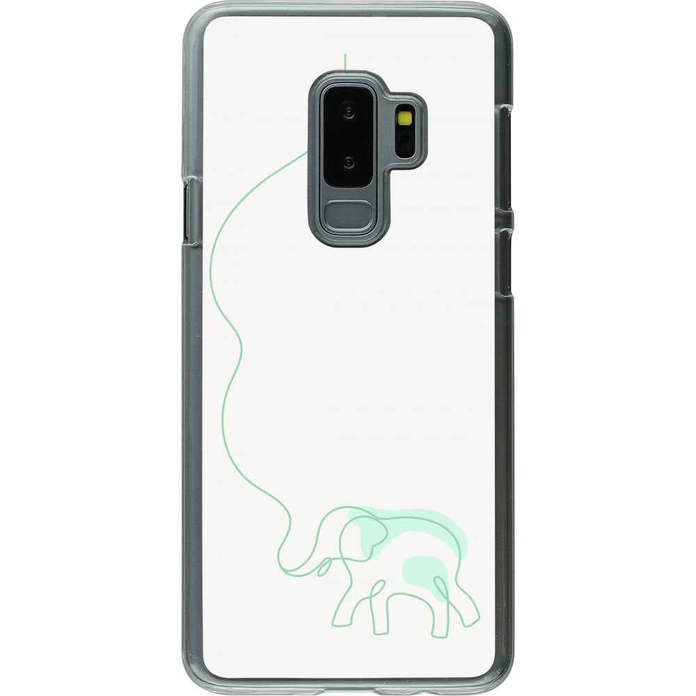 Coque Samsung Galaxy S9+ - Plastique transparent Spring 23 baby elephant