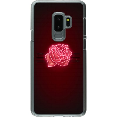 Coque Samsung Galaxy S9+ - Plastique transparent Spring 23 neon rose