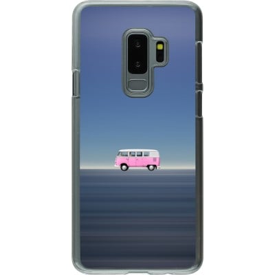 Coque Samsung Galaxy S9+ - Plastique transparent Spring 23 pink bus