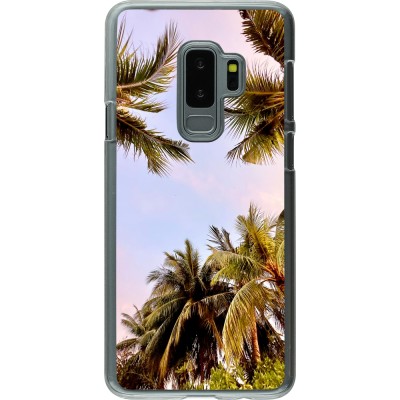 Coque Samsung Galaxy S9+ - Plastique transparent Summer 2023 palm tree vibe