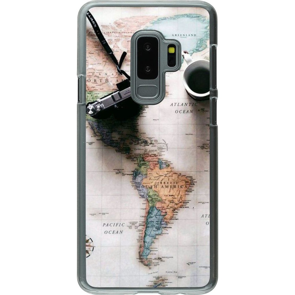 Coque Samsung Galaxy S9+ - Plastique transparent Travel 01