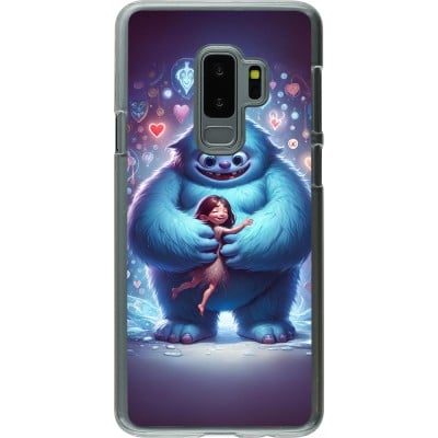 Coque Samsung Galaxy S9+ - Plastique transparent Valentine 2024 Fluffy Love