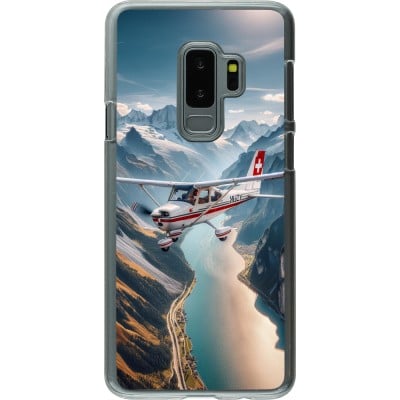 Coque Samsung Galaxy S9+ - Plastique transparent Vol Alpin Suisse