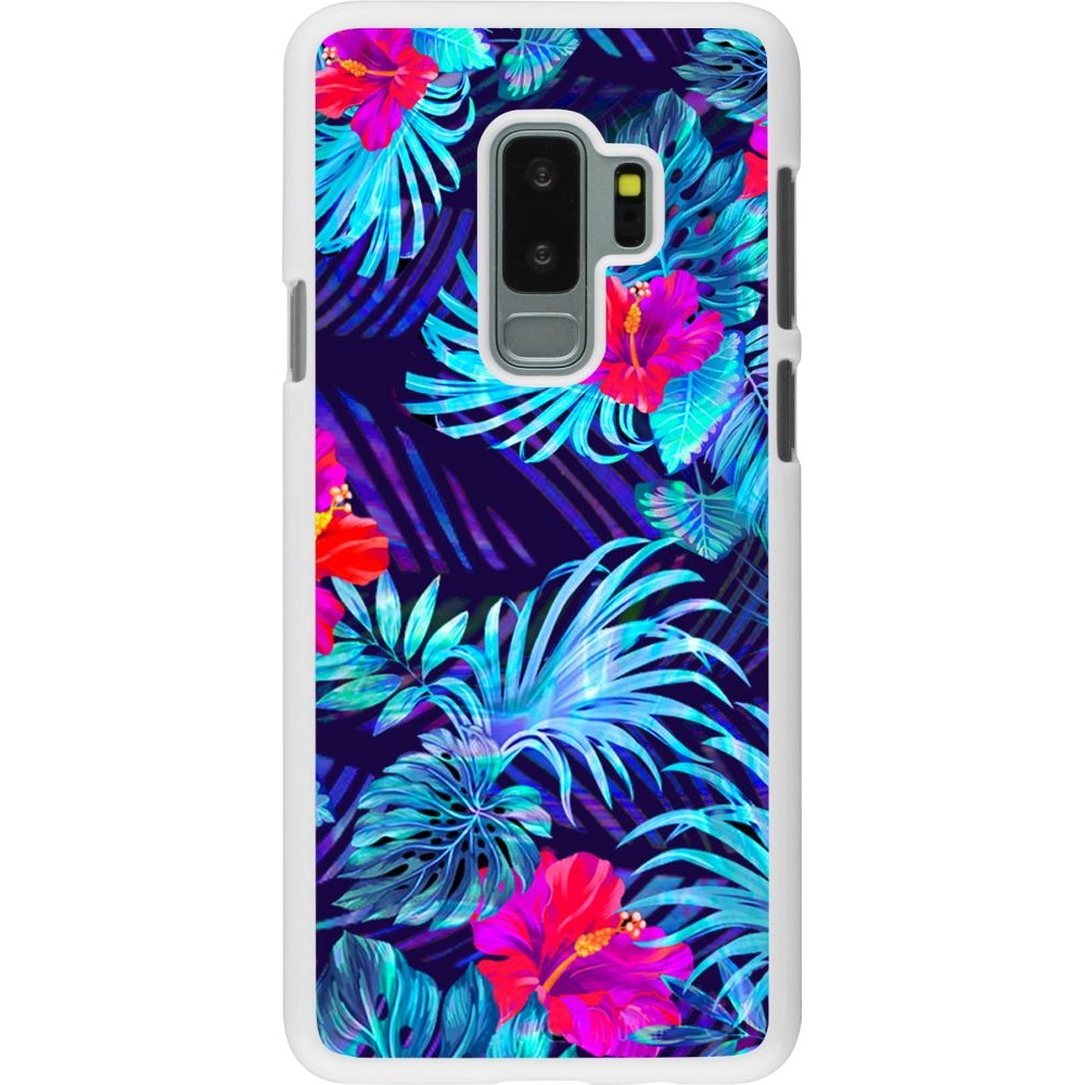 Coque Samsung Galaxy S9+ - Plastique blanc Blue Forest