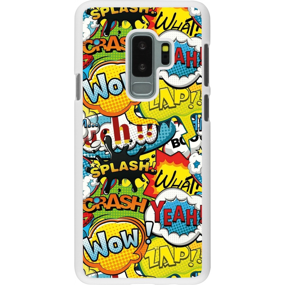 Coque Samsung Galaxy S9+ - Plastique blanc Cartoons slogans