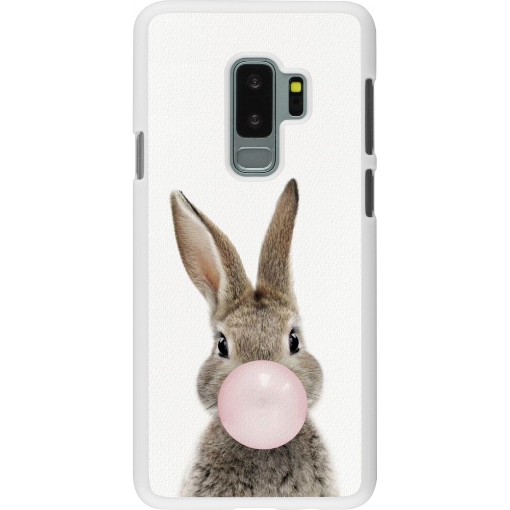 Coque Samsung Galaxy S9+ - Plastique blanc Easter 2023 bubble gum bunny