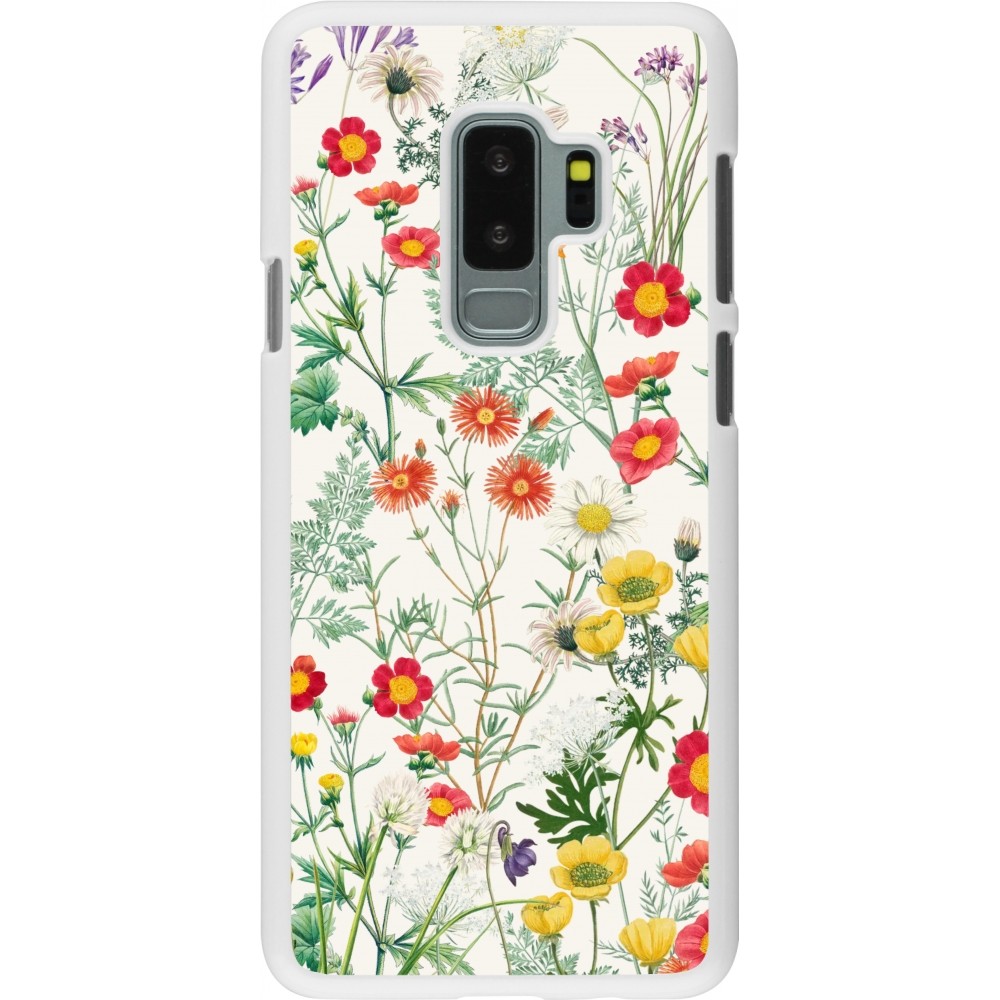 Coque Samsung Galaxy S9+ - Plastique blanc Flora Botanical Wildlife