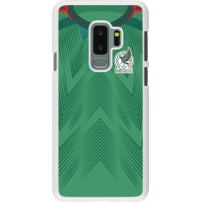 Coque Samsung Galaxy S9+ - Plastique blanc Maillot de football Mexique 2022 personnalisable