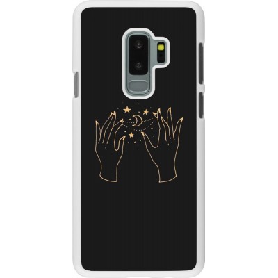 Coque Samsung Galaxy S9+ - Plastique blanc Grey magic hands