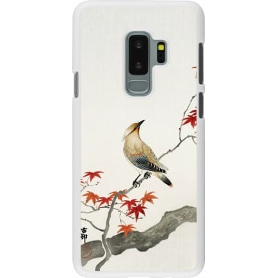 Coque Samsung Galaxy S9+ - Plastique blanc Japanese Bird