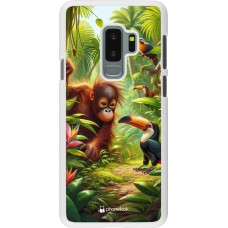 Coque Samsung Galaxy S9+ - Plastique blanc Jungle Tropicale Tayrona