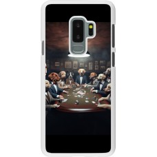 Coque Samsung Galaxy S9+ - Plastique blanc Les pokerdogs