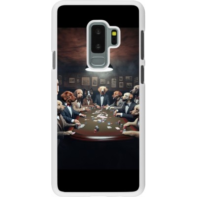 Coque Samsung Galaxy S9+ - Plastique blanc Les pokerdogs