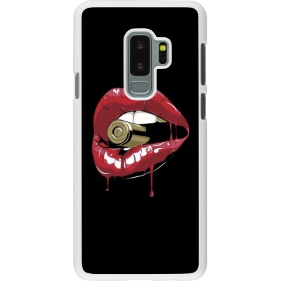 Coque Samsung Galaxy S9+ - Plastique blanc Lips bullet