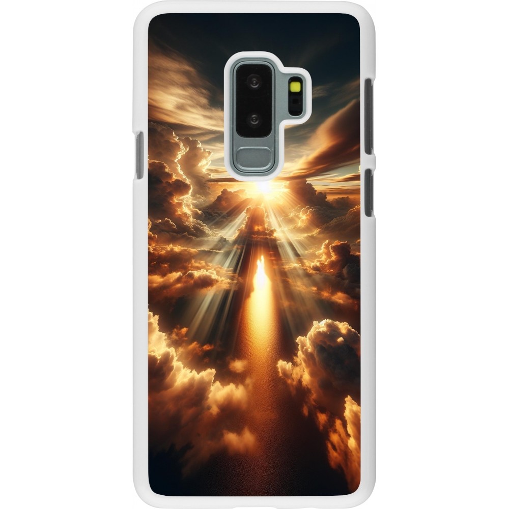 Coque Samsung Galaxy S9+ - Plastique blanc Lueur Céleste Zenith