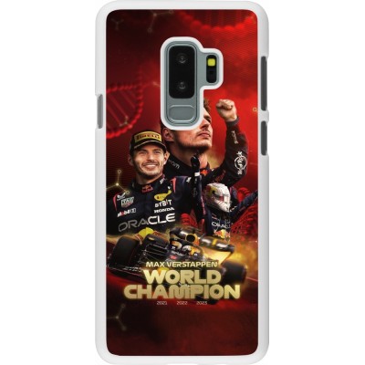 Coque Samsung Galaxy S9+ - Plastique blanc Max Verstappen Champion 2023