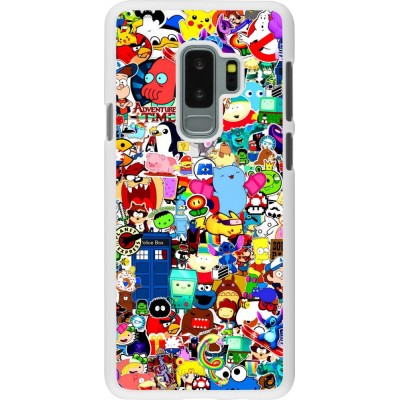 Coque Samsung Galaxy S9+ - Plastique blanc Mixed cartoons