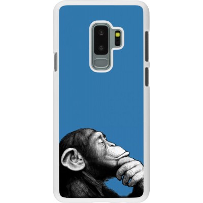 Coque Samsung Galaxy S9+ - Plastique blanc Monkey Pop Art