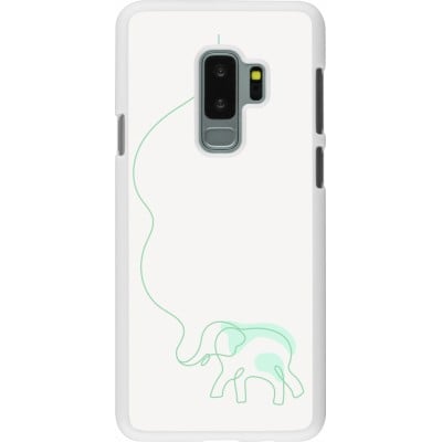 Coque Samsung Galaxy S9+ - Plastique blanc Spring 23 baby elephant