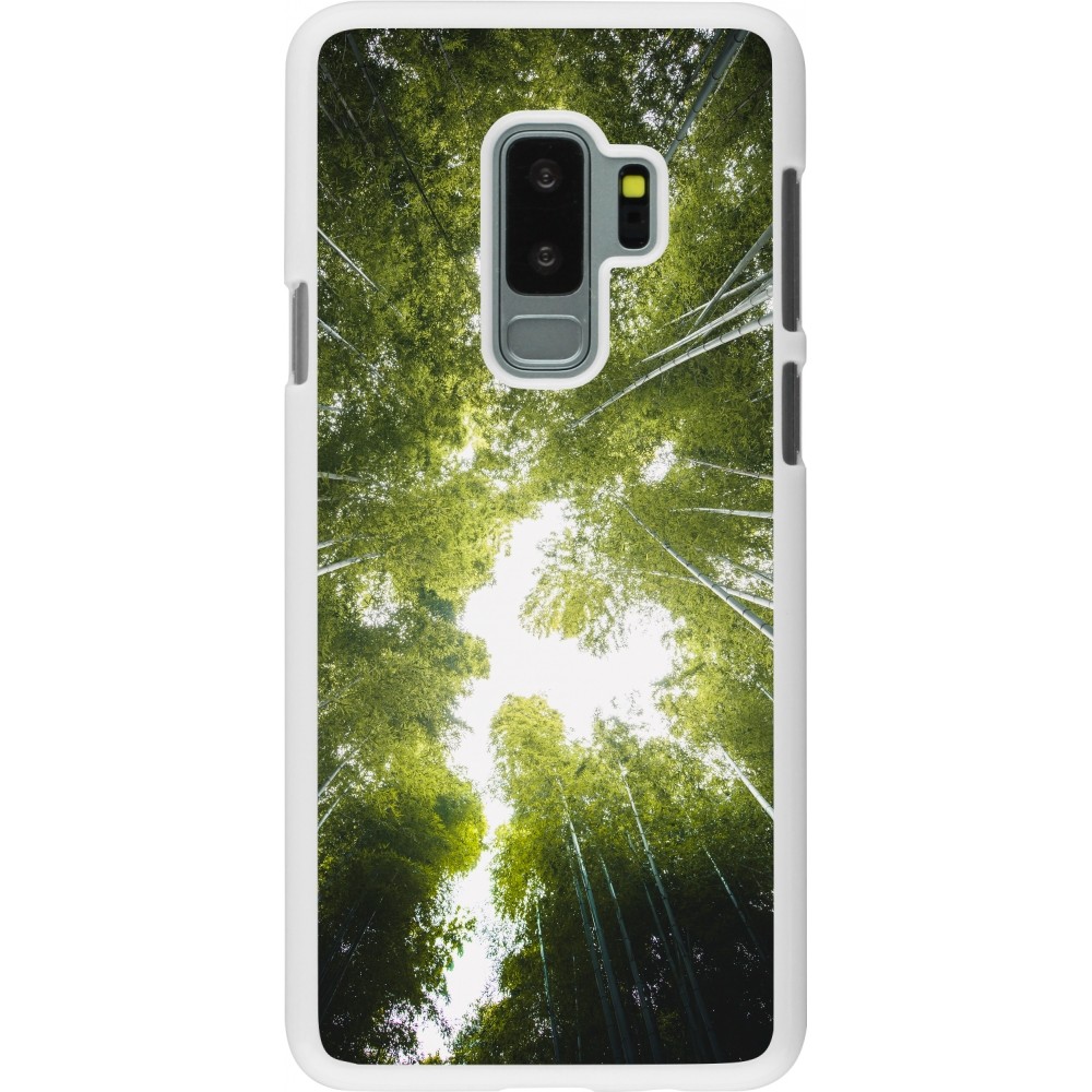 Coque Samsung Galaxy S9+ - Plastique blanc Spring 23 forest blue sky