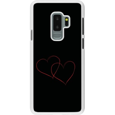 Coque Samsung Galaxy S9+ - Plastique blanc Valentine 2023 attached heart