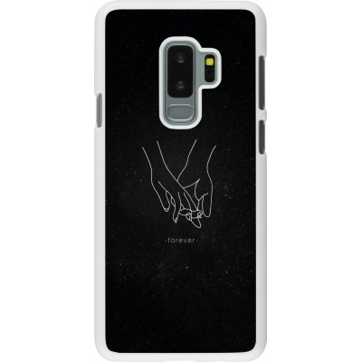 Coque Samsung Galaxy S9+ - Plastique blanc Valentine 2023 hands forever