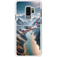 Coque Samsung Galaxy S9+ - Plastique blanc Vol Alpin Suisse