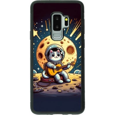 Coque Samsung Galaxy S9+ - Silicone rigide noir AstroCat RockLune