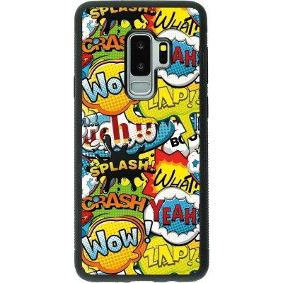 Coque Samsung Galaxy S9+ - Silicone rigide noir Cartoons slogans